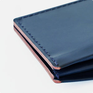 MAKR™ Landscape Billfold Wallet Cordovan - NAVY