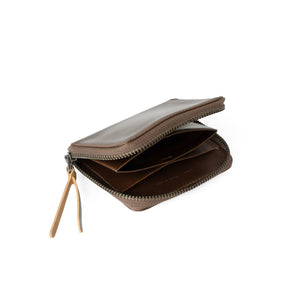 MAKR™ 3/4 Zip Wallet - BROWN