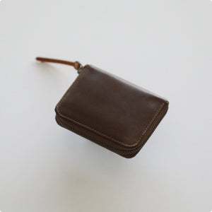 MAKR™ 3/4 Zip Wallet - BROWN