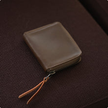 이미지를 갤러리 뷰어에 로드 , MAKR™ 3/4 Zip Wallet - BROWN
