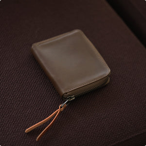 MAKR™ 3/4 Zip Wallet - BROWN