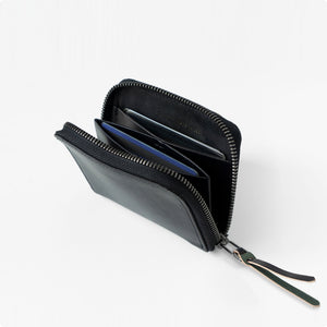 MAKR™ 3/4 Zip Wallet - BLACK