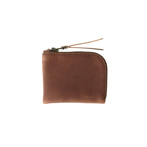 MAKR™ Zip Luxe Wallet - WALNUT