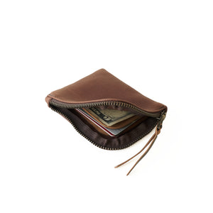 MAKR™ Zip Luxe Wallet - WALNUT