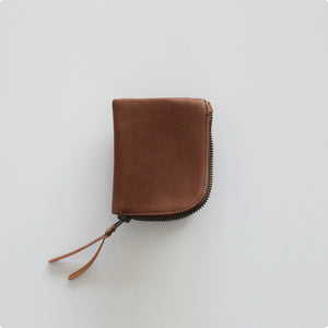 MAKR™ Zip Luxe Wallet - WALNUT