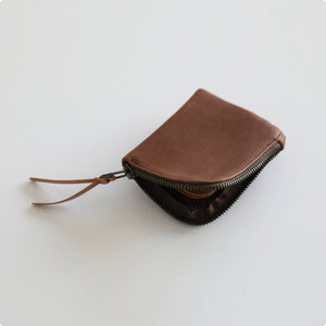 MAKR™ Zip Luxe Wallet - WALNUT