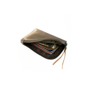 MAKR™ Zip Luxe Wallet - CHARCOAL