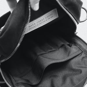 MAKR™ Pocket Satchel Leather - BLACK