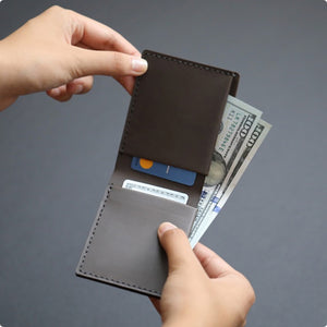 MAKR™ Landscape Billfold Wallet - GUN METAL