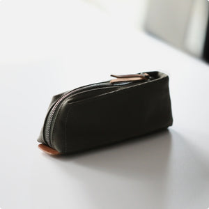 MAKR™ Canvas Pen/Pencil Case - ARMY GREEN