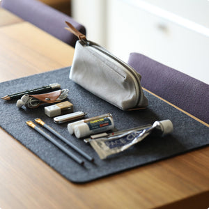 MAKR™ Canvas Pen/Pencil Case - GRAY