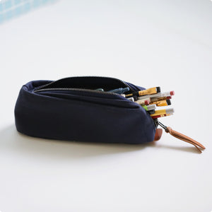 MAKR™ Canvas Pen/Pencil Case Special - CARBON BLUE