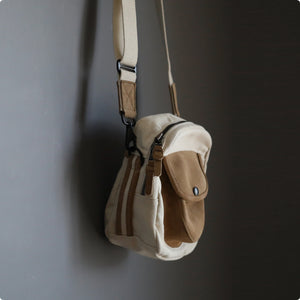 MAKR™ Pocket Satchel Leather - KHAKI