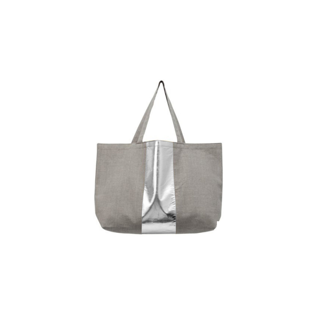 Christen Maxwell™ Tote Medium-Flax/Silver