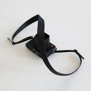 MAKR™ Leather Camera Strap - BLACK