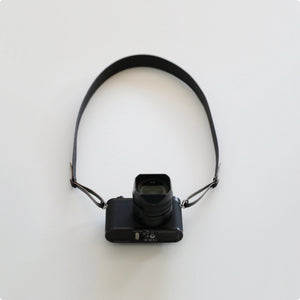 MAKR™ Leather Camera Strap - BLACK