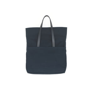 MAKR™ Canvas and Leather Fold Weekender Revised - NAVY